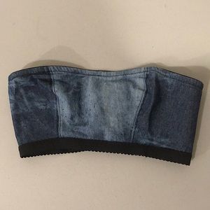 Urban Outfitters | Out From Under | Denim Cage Bra Size Small